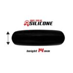 Cock Ring Solid Silicone 5 cm Black - Image 3