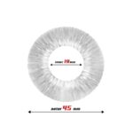 Cock Ring Super Flexible Striped 1.9 cm Clear - Image 2