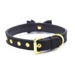 Collar with Bow and Rattle 44 cm Black/Red - Image 3