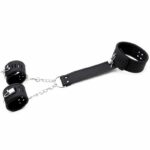 Collar with Handcuffs Set Vegan Leather - Image 7