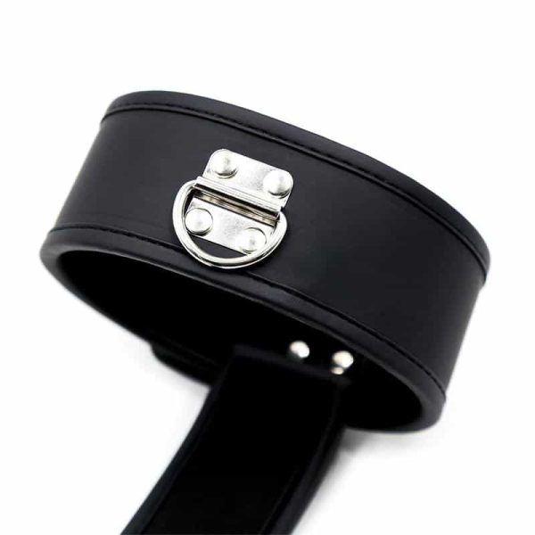 Collar with Handcuffs Set Vegan Leather - Image 9