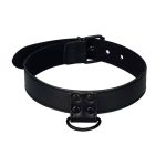 Collar with Leash Black Matt - Image 2