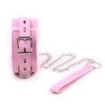 Collar with Leash Pastel Pink - Image 2
