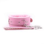 Collar with Leash Pastel Pink - Image 3