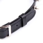 Collar with Spikes Adjustable 43 cm Black - Image 3