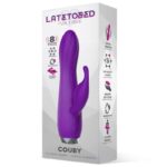 Couby Silicone Rabbit Purple Vibrator - Image 2