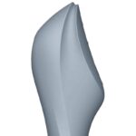 Curvy Trinity 3 Vibe and Clitoris Sucker Triple Stimulation Bluegray - Image 2