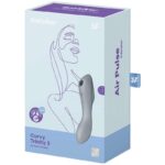 Curvy Trinity 3 Vibe and Clitoris Sucker Triple Stimulation Bluegray - Image 3