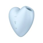 Cutie Heart Clitoris Sucker and Vibe Blue - Image 2