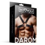 Darom Male Chest Bondage Harness Vegan Leather - Image 3