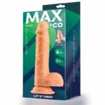 Dean Realistic Dildo with Testicles 8.5 Flesh - Image 4
