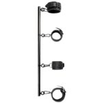 Detachable Rigid Spreader Bar and 4 Detachable Neoprene and Vegan Leather Cuffs - Image 2