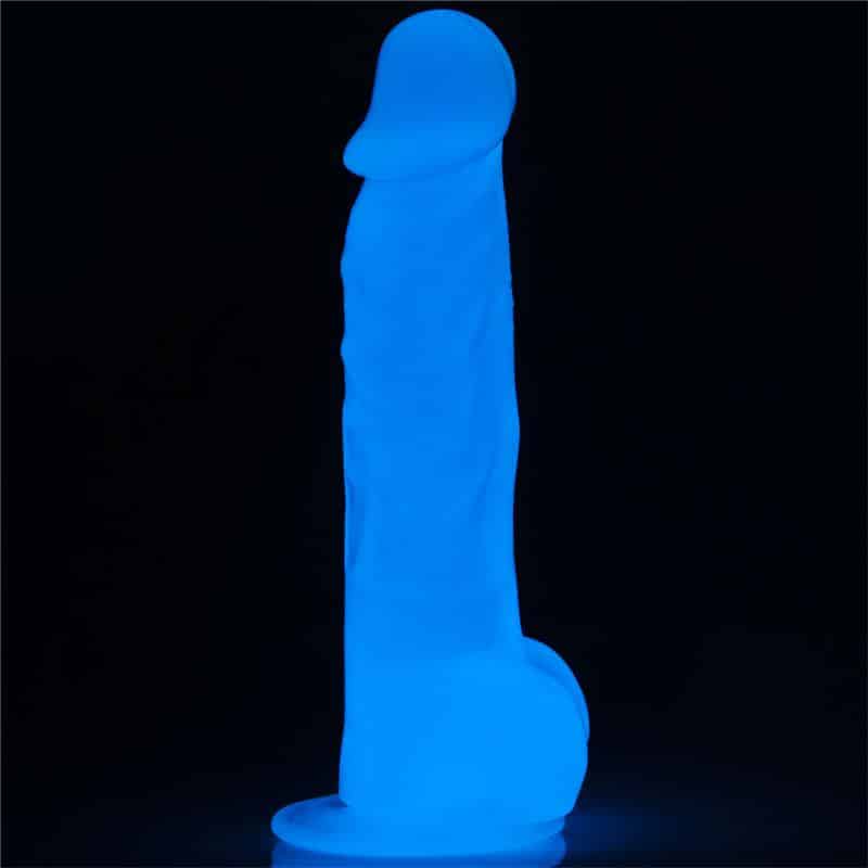 Dildo-8.5-Lumino-Blue-Light Dildo 8.5 Lumino Blue Light - Image 1