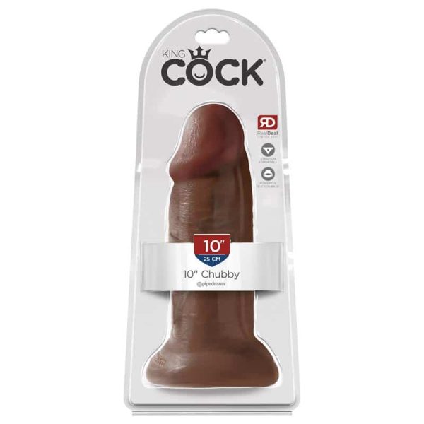 Dildo Chubby 10  Brown - Image 3