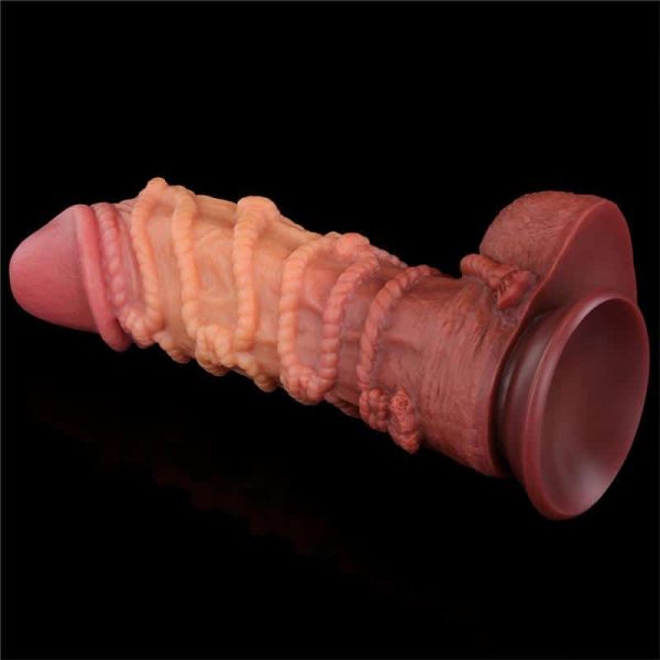 Dildo Dual Layer King Size Nature 10.5 - Image 4