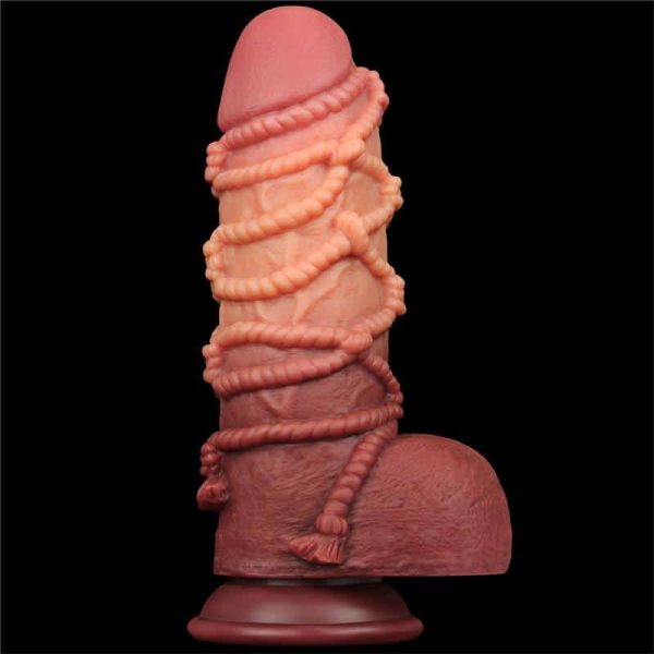 Dildo Dual Layer King Size Nature 9.5 - Image 14