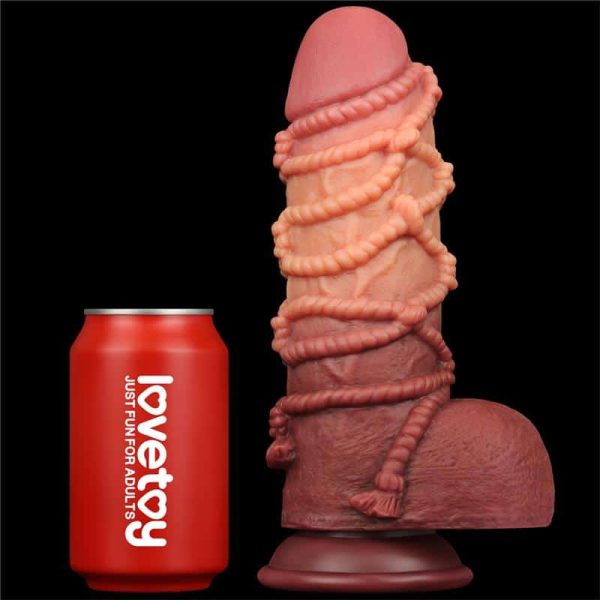 Dildo Dual Layer King Size Nature 9.5 - Image 13