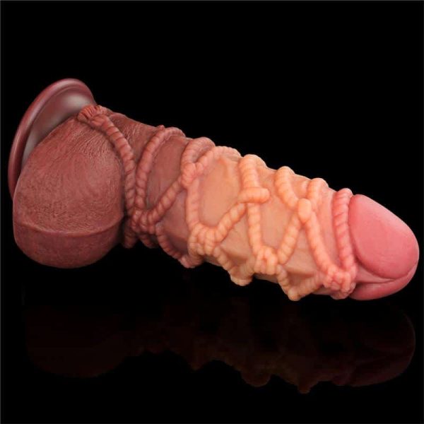 Dildo Dual Layer King Size Nature 9.5 - Image 15