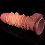 Dildo Dual Layer King Size Nature 9.5 - Image 16