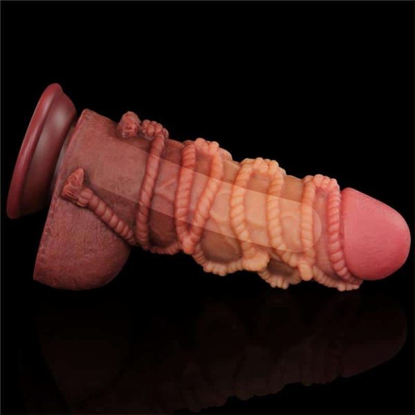 Dildo Dual Layer King Size Nature 9.5 - Image 20