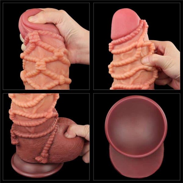 Dildo Dual Layer King Size Nature 9.5 - Image 22