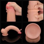 Dildo Dual Layer Sliding Skin 13.5 - Image 7