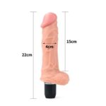 Dildo Flexi 9 with Vibration Flesh - Image 5