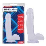 Dildo Hi-Rubber 7 Clear - Image 2