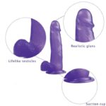 Dildo Jelly Studs 8 Purple - Image 5