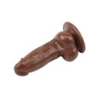 Dildo Jumbo Jack 6 Vibrating Dildo-Brown - Image 5