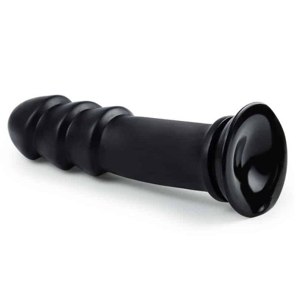 Dildo King Sized Anal Ripples 11.25 Black - Image 4