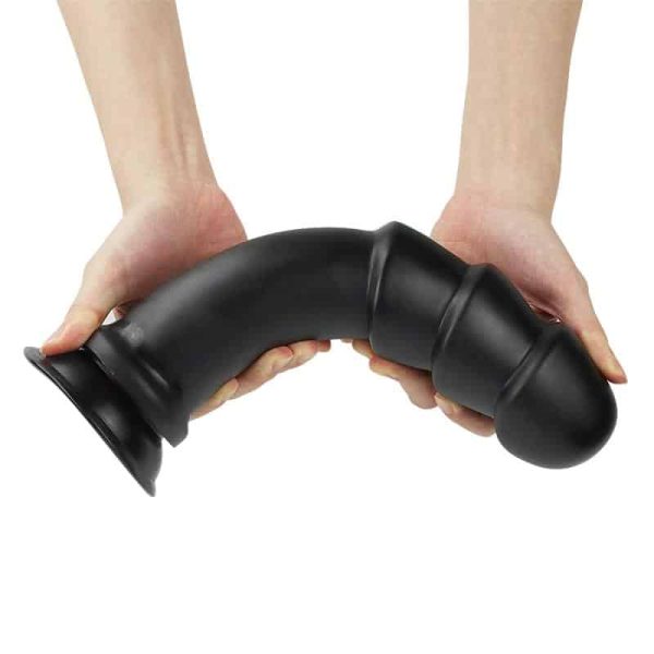 Dildo King Sized Anal Ripples 11.25 Black - Image 7