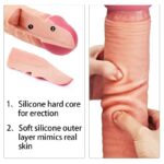 Dildo Nature 12 Dual Layer Flesh - Image 2