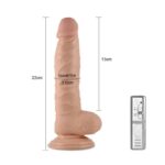 Dildo Real Extreme with Vibration 8.5 Flesh - Image 3