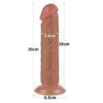 Dildo Sliding Skin 8 Brown - Image 22