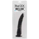 Dildo Slim 17,78 cm with Suction Cup - Black - Image 2