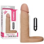 Dildo The Ultra Soft Double with Vibration 5.8 Flesh - Image 6