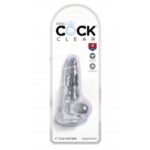 Dildo with Balls Clear 4 Clear