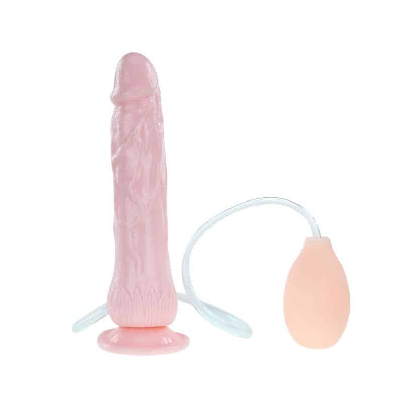 Dildo-with-Ejaculation-Pump-and-Sucction-Cup Dildo with Ejaculation Pump and Sucction Cup - Image 1