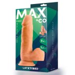 Dimi Realistic Dildo with Testicles  7.9 Flesh - Image 4
