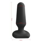 Doon Silicone Butt Plug Black - Image 7