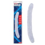 Double Dildo Hi-Rubber 12.8 Clear - Image 2