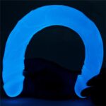 Double Dildo Lumino 14.5 Blue Light - Image 2