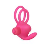 Double Vibrating Cockring Power Clit Duo Pink - Image 2