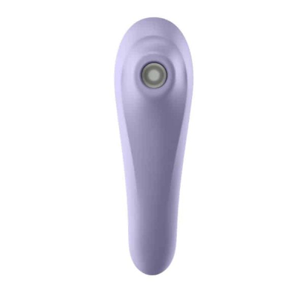 Dual Pleasure APP Vibe and Pule Air Sucker Rechargable Mauve - Image 4