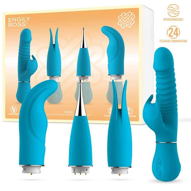 Eivian-Interchangeable-4-Pieces-Set-Vibration-and-Thrusting Eivian Interchangeable 4 Pieces Set Vibration and Thrusting - Image 1
