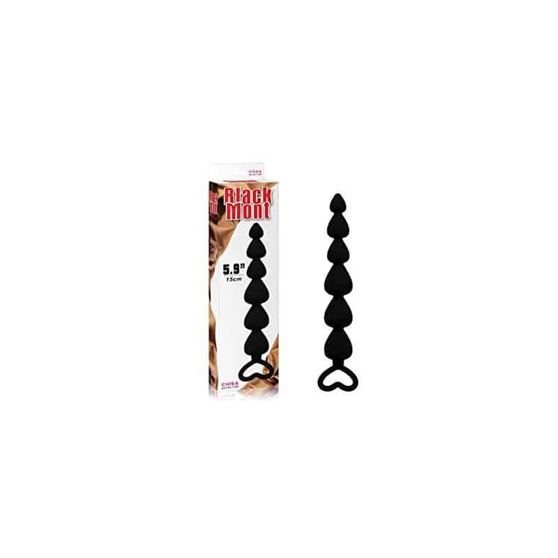 Elite-Lovers-Beads-19-cm-Silicone-Black Elite Lovers Beads 19 cm Silicone Black - Image 1