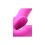 Evoke Vibrating Strapless Strap-On Pink - Image 3
