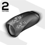Evony Oral Sex Male Masturbator Suction and Vibration 2 Motors USB Silicone - Image 5
