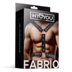 Fabrio Male Chest Bondage Harness Vegan Leather - Image 3